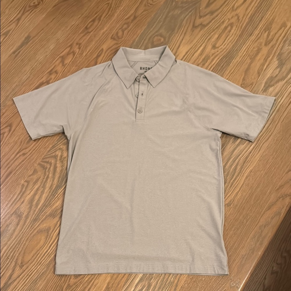 Rhone Men's Beige Polo Shirt